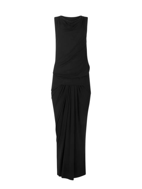 DRAPE DRESS BLACK
