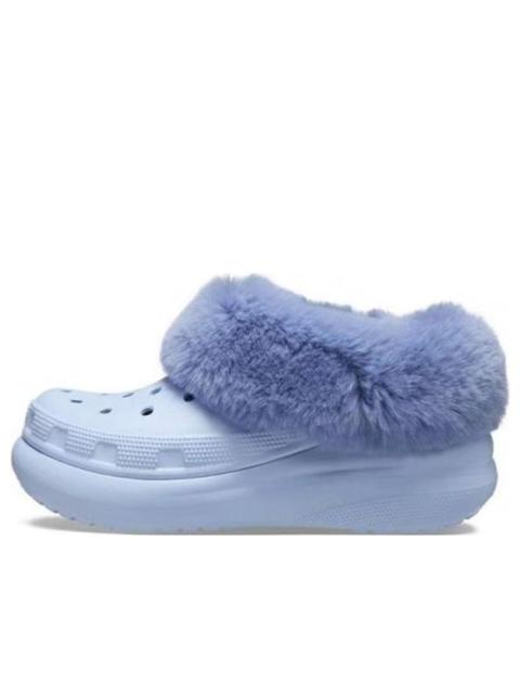 (WMNS) Crocs Furever Crush Shoe Clogs 'Blue' 208446-4NS