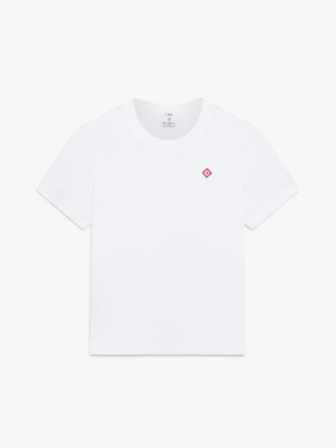 Classic Embroidery Patch Fitted Short Sleeve T-Shirt | Casablanca Paris