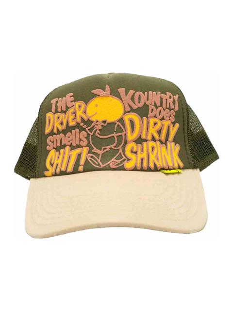 Kapital Kountry Dirty Shrink Trucker Cap Khaki/Natural