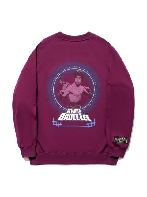 Li-Ning x Bruce Lee Graphic Sweatshirt 'Purple' AWDTC75-1