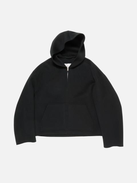 Cashmere hooded jacket - Black