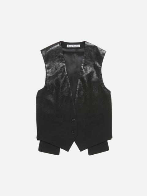 Degradé vest - Black
