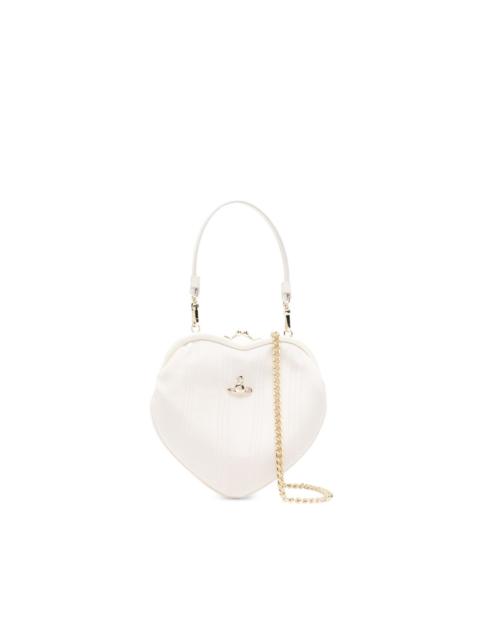 Belle heart-frame mini bag