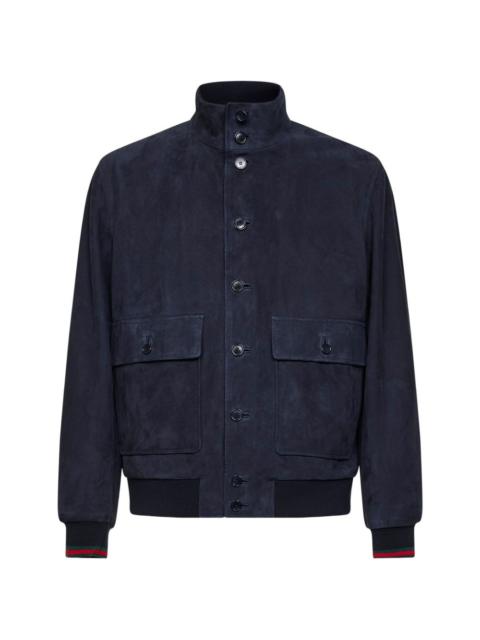 suede bomber jacket