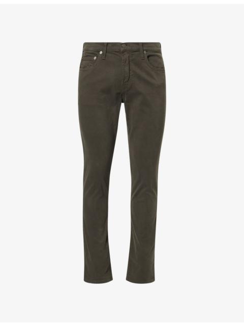 London Slim-Fit Stretch-Cotton Blend Trousers