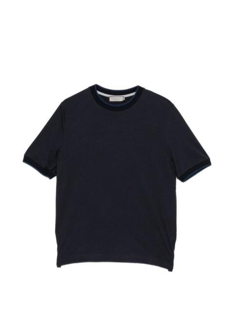contrast-trim T-shirt