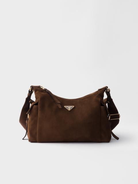 Large Prada Explore suede bag