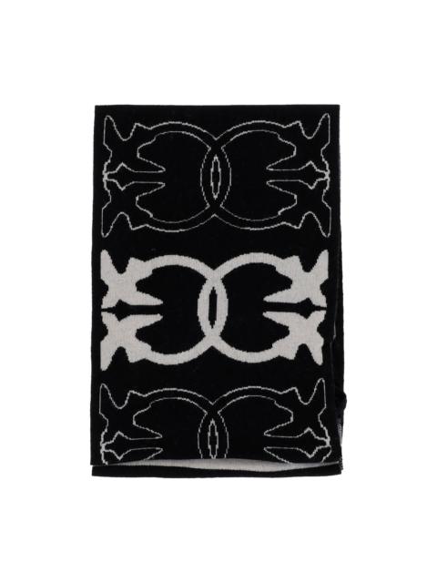 Love Birds fringed scarf