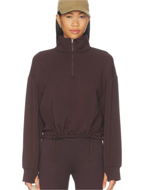 Sian Cropped Half Zip Midlayer