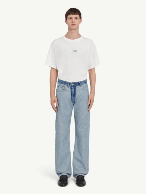 Straight-leg jeans
