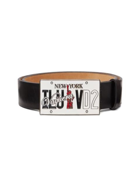 Black Vaquera Edition Plaque Belt