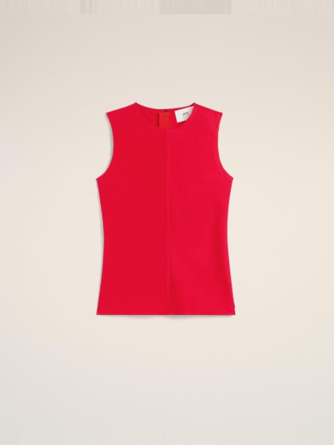 RED SLEEVELESS TOP