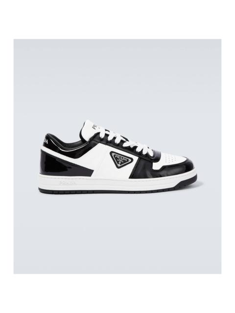 Downtown triangle-logo sneakers