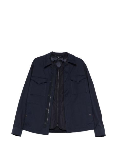 brushed cotton pocket jacket