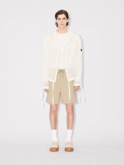 Cotton ripstop elasticated shorts