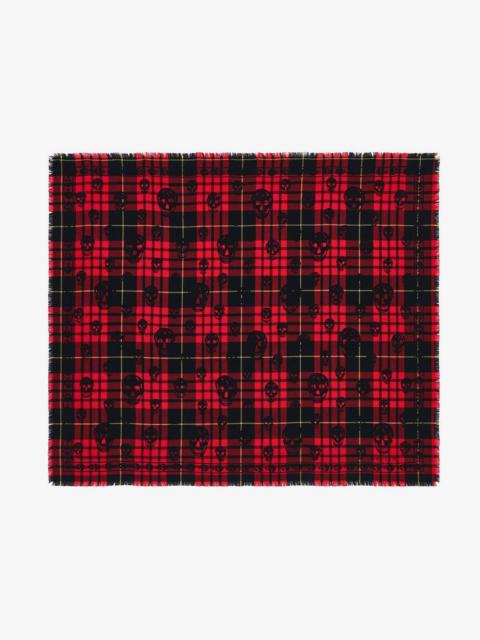 Tartan Skull Foulard