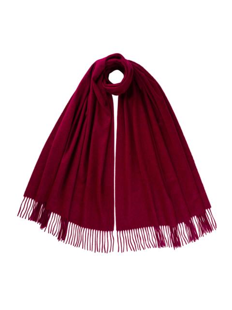 Dark Red Cashmere Stole