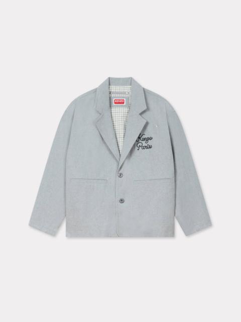 'KENZO Paris Chainstitch' embroidered workwear jacket
