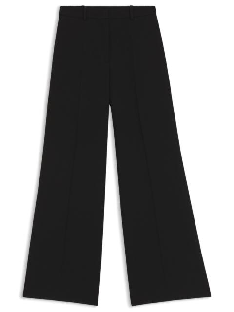 REGULAR-FIT TROUSERS IN STRETCH SEERSUCKER
