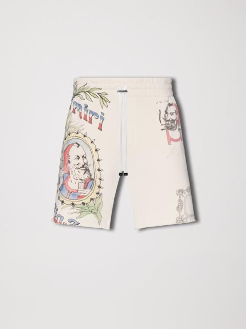 ZIG-ZAG SKETCH JERSEY SHORT