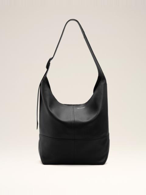 BLACK TAURILLON LEATHER ETIENNE CROSSBODY BAG
