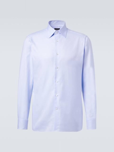 Cotton poplin shirt