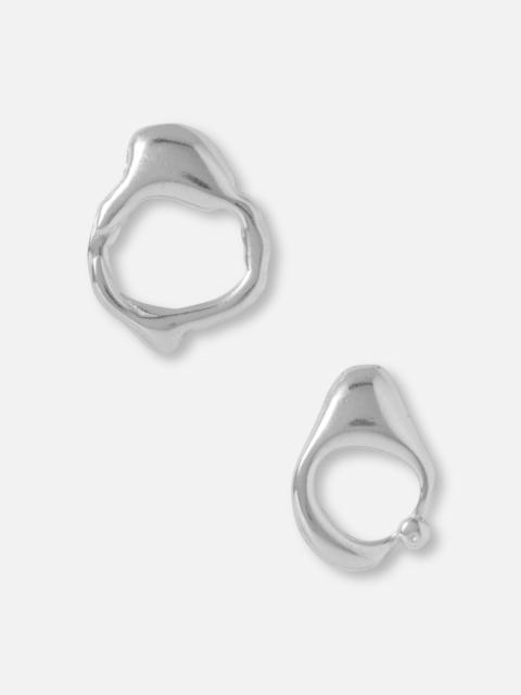 Droplet Mist Earrings In Silver