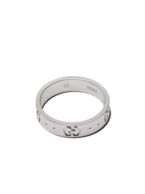Icon Interlocking G band ring