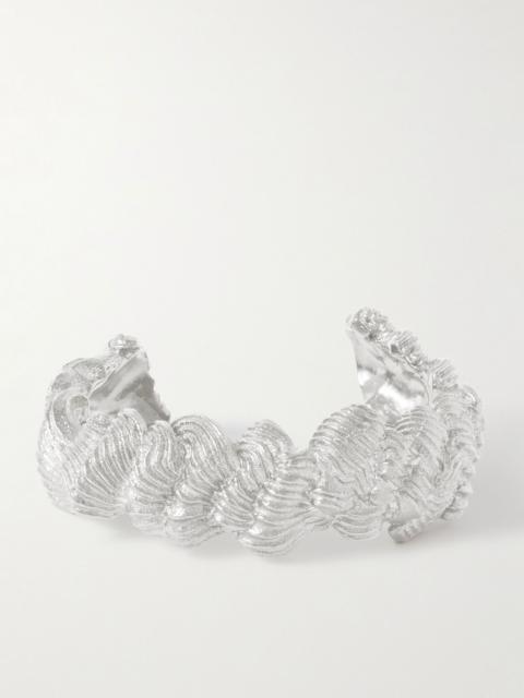 Silver-plated cuff Silver