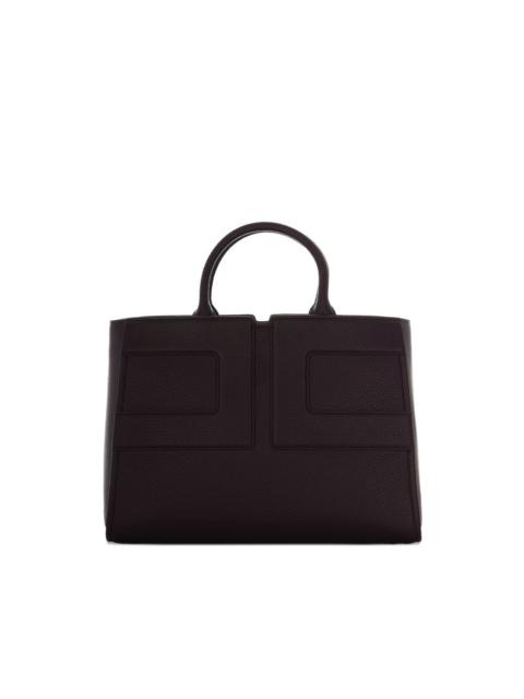 pocket-detail top-handle shoulder bag