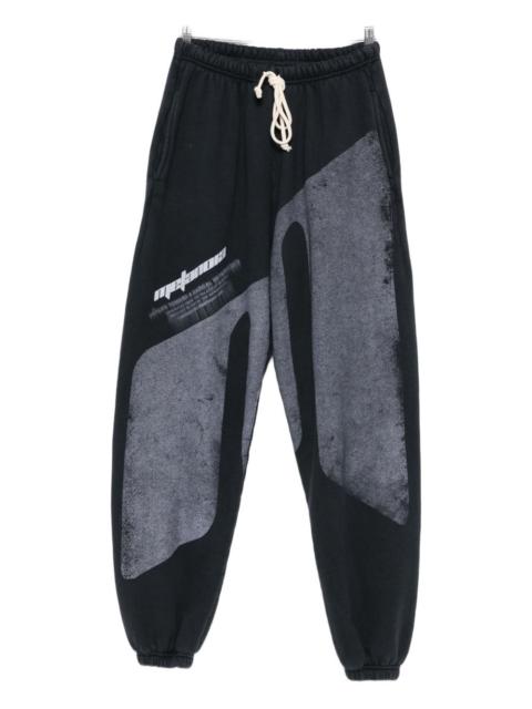 graphic-print track pants