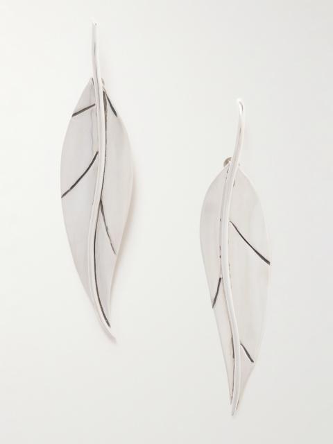 Leaf Silver Earrings