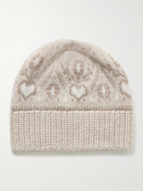 Avers Fair Isle Cashmere Beanie