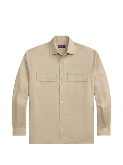 pocket long-sleeve shirt
