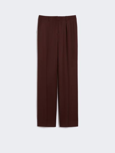 CANNES Gabardine wool trousers