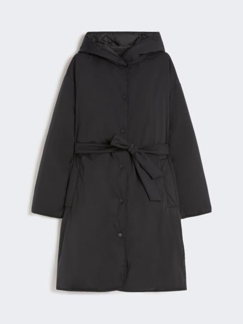 BANFY Reversible robe coat in water-repellent twill
