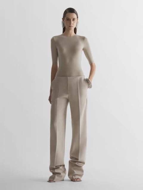 Low waist tailored trousers