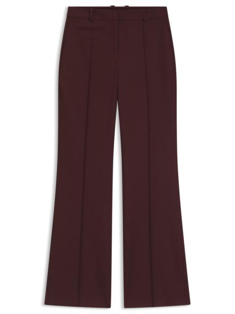 REGULAR-FIT TROUSERS IN VIRGIN-WOOL TWILL