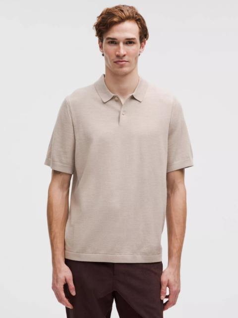 New Venture Short-Sleeve Knit Polo Shirt