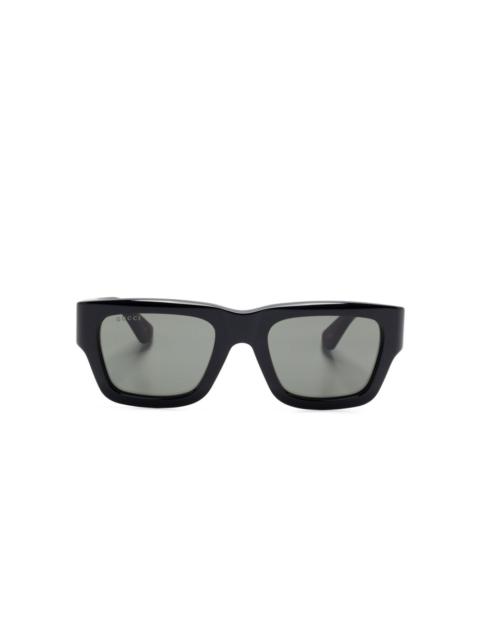 rectangular-frame sunglasses