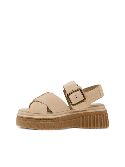buckle-fastening sandals