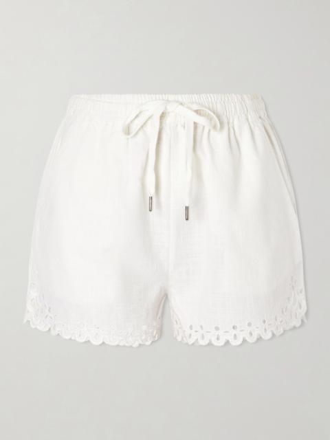 Balyme Broderie Anglaise Cotton Shorts