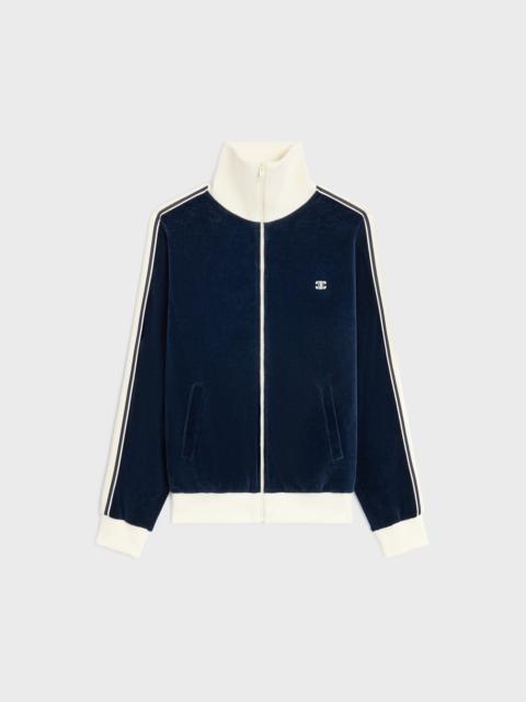 tracksuit jacket IN velvet jersey