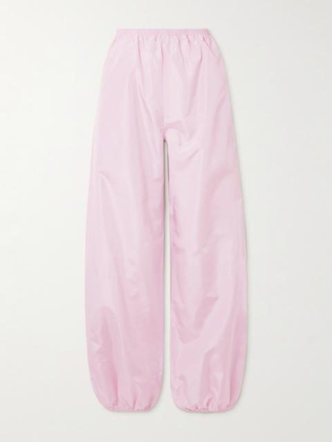 Silk-taffeta Tapered Track Pants