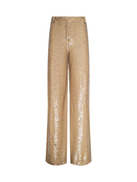 Gavin Sequin Wide-Leg Pant