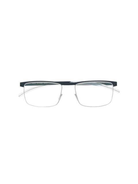 Stuart rectangle-frame glasses