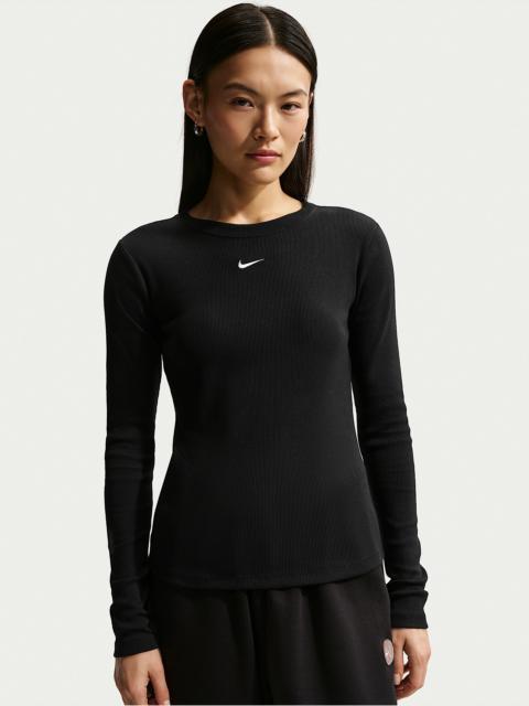 Nike Sportswear Women's Tight Long-Sleeve Ribbed T-Shirt