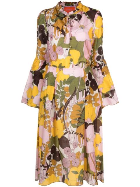 Casanova floral-print midi dress