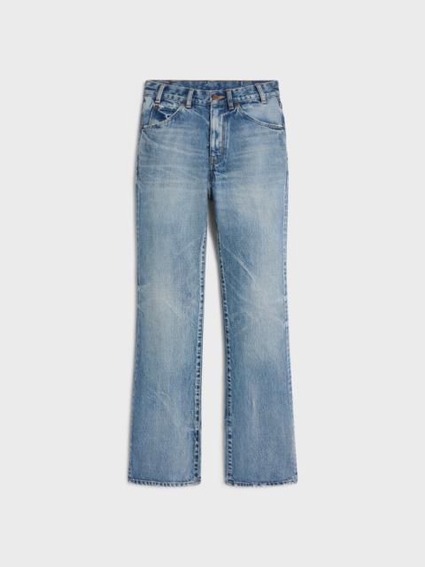 dylan flared jeans in union wash denim